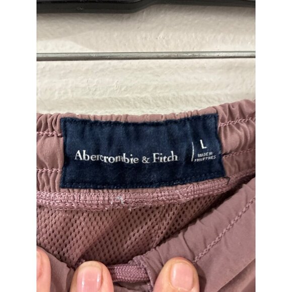 Abercrombie & Fitch Shorts Mens Nylon Casual Size Large Trunks lin - Picture 6 of 6